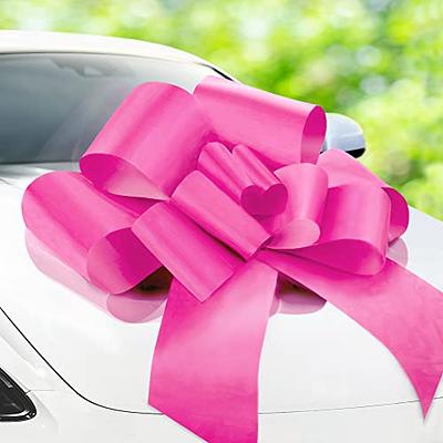 Zoe Deco Big Car Bow (Pink, 30 inch) with 2 Gold Accessory Bows, Giant  Presents, Girl Party, Lady Surprise Party, Wedding Reception, Birthday,  Christmas Gift - Yahoo Shopping