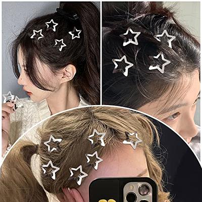 Black Metal Snap Hair Clips Non slip Hair Barrettes All - Temu