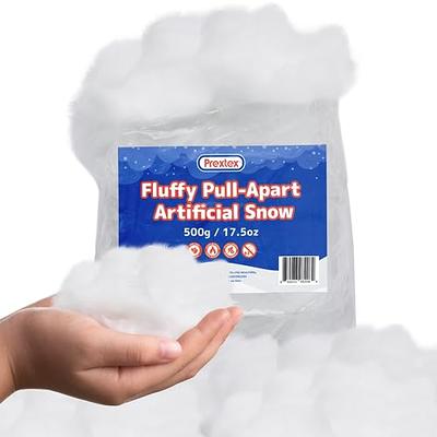 PREXTEX Pull-Apart Artificial Snow (500g / 17.5oz) - Fake Snow Decoration -  Instant Snow Cotton Cloud Fluff - Fake Snow Decor - Christmas Village Sets  and Accessories - White Christmas Decorations - Yahoo Shopping