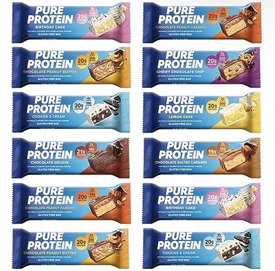  Pure Protein Bars, High Protein, Nutritious Snacks to Support  Energy, Low Sugar, Gluten Free, Chocolate Peanut Butter, 1.76 Oz (Pack of  6) : Health & Household