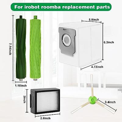 Replacement Parts Compatible for iRobot Roomba i3 i3+ i5 i5+ j5 j5+ i4 i4+  i6 i6+ i7 i7+ i8 i8+J7 /Plus E5 E6 E7 I,E &J Series Vacuum Cleaner, 1 Set