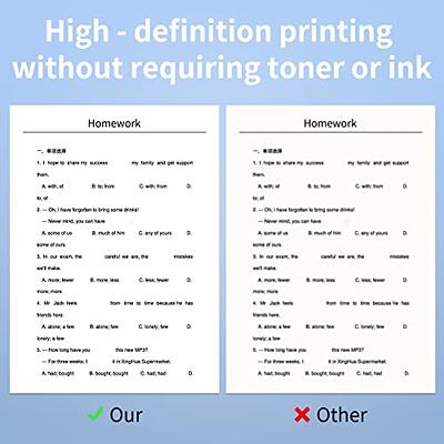 Itari Portable Printers, Wireless Printer, Bluetooth Printer 300DPI Mobile  Printer for 8.5x11 US Letter & A4 Printer Paper, Small Printer Compatible