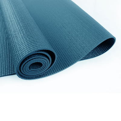 Athletic Works PVC Yoga Mat, 3mm, Dark Gray, 68inx24in, Nonslip