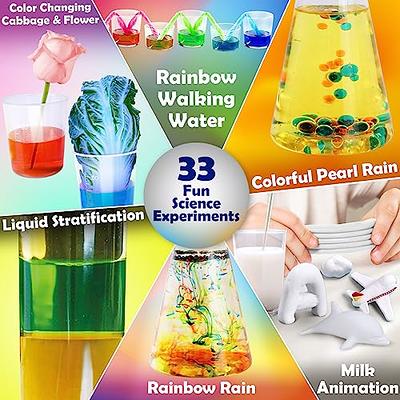 UNGLINGA 70 Lab Experiments Science Kits for Kids Age 4-6-8-12 Educational  Scientific Toys Gifts for Girls Boys, Chemistry Set, Crystal Growing,  Erupting Volcano, Fruit Circuits STEM Activities 