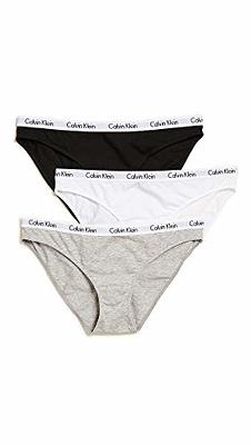 Calvin Klein Women's Carousel Logo Cotton Stretch Bikini Panties, 3 Pack 