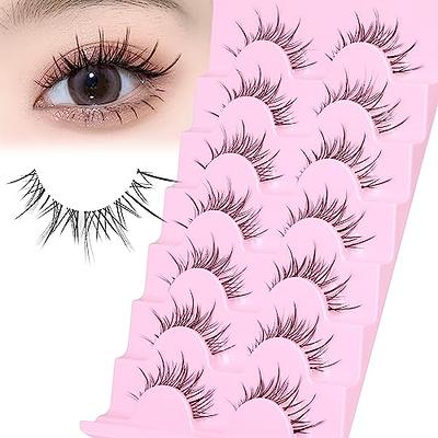 Lashes Natural Look False Eyelashes Wispy Cluster Lashes Manga