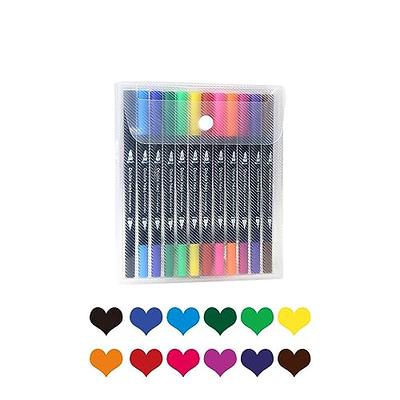 Dual Brush Pens Art Markers 24 Colors Art Marker Brush & Fine Tip Art Coloring  Markers for Kids Adult Coloring Book Art Supplies - AliExpress
