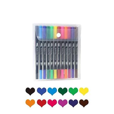 Set Of 12colors Watercolor Brush Pen Waterproof Soft Tip