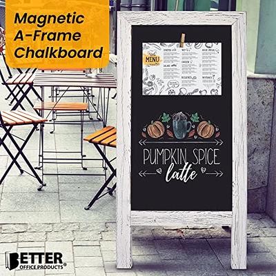  Excello Global Products Framed Calendar Chalkboard