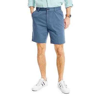 Nautica mens Classic Fit Flat Front Stretch Solid Chino Deck Casual  Shorts, Blue Indigo, 32 US - Yahoo Shopping