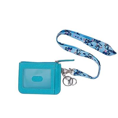 PU Leather Badge Holder with Retractable Lanyard ID Card Holder Name Tag  School Office Supplies