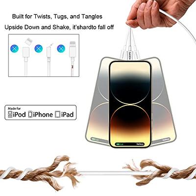 2-PACK Lightning to USB-C Cable for iPhone 14,13,12,11,X,XR Wall Charger +  6 FT Type-C to Lightning Cable, Compatible with iPhone 14 Pro /13 Pro / 12