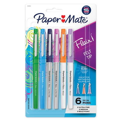 Paper Mate Flair Pens, Metallic Felt Tip Pens, City Lights, Glittery Ink  Shines on White Paper, Assorted Colors, 16 Count - Yahoo Shopping