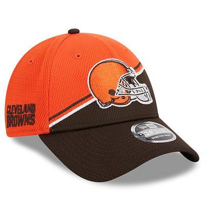 Men's New Era Brown Cleveland Browns 2022 Sideline Adjustable Visor