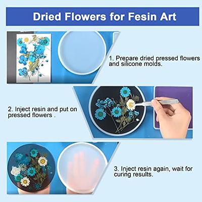 Colorful Natural Dried Flower Shadow Box Epoxy Resin Mold Filler