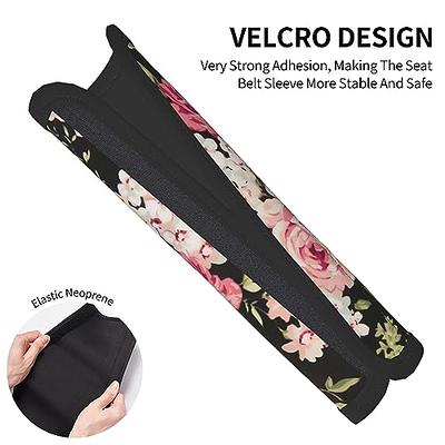 Vaintod Seat Belt Buckle Cover, Pure Hand Sewing Seat Belt Clip Protective  Cover, 2 PCS Seat Belt Silencer Clip Holster Car Interior Accessories