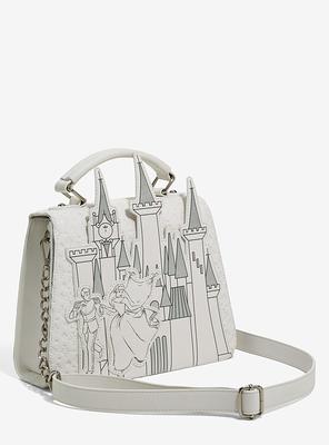 Loungefly Disney Cinderella Castle Series Womens Double Strap Shoulder Bag  Purse: Handbags