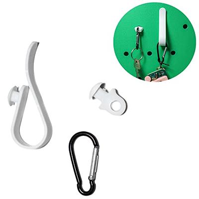  TEYOUYI Hooks Accessories for Bogg Bags, Insert Charm Cutie Cup  Holder Connector Key Holder Mask Holder,2PCS Black : Home & Kitchen