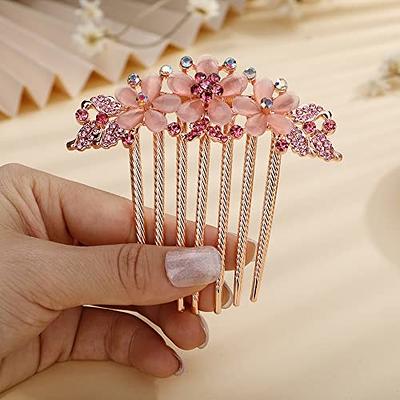 Wedding Accessories - Pearl and Crystal Rose Gold Bridal Shoe Clips