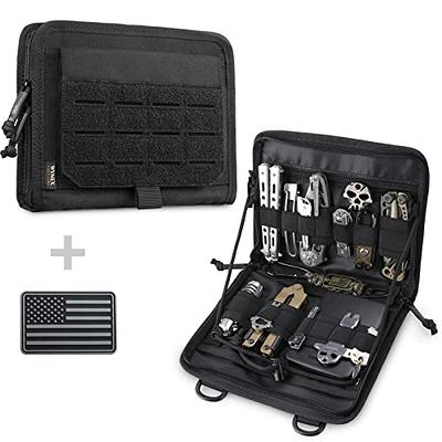 WYNEX Tactical Mag Admin Pouch, Molle Utility Tool Pouch Medical EMT  Organizer with Triple Stacker Magazine Holder for M4 M16 Pa