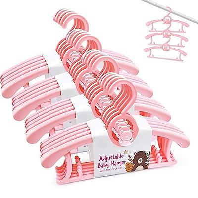 Baby Kids Hangers Plastic Bulk Baby Hangers for Closet Childrens