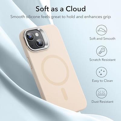ESR for iPhone 15 Plus Case, MagSafe Silicone Case with Stand, Military-Grade  Protection, Built-in Camera Stash Stand, Magnetic Phone Case for iPhone 15  Plus, Cloud Series,Light Tan - Yahoo Shopping