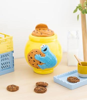 Grupo Erik Sesame Street Cookie Jar With Lid, Biscuit Tin, 20.5 x 21.1 x  26 cm, Sweet Jar, Kitchen Decor, Airtight Food Storage Container, Cookie  Monster Toys