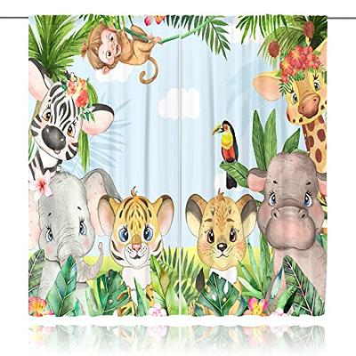 nursery fabric, Jungle Babies Panel