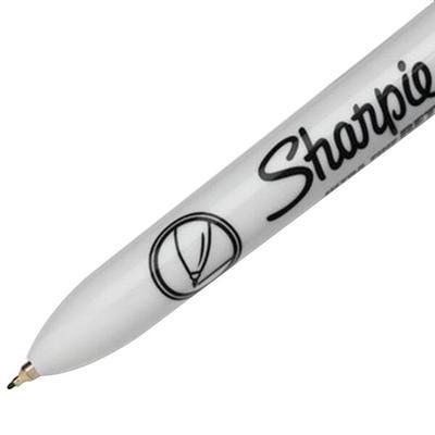 SHARPIE Twin Tip Permanent Markers, Fine and Ultra Fine, Black, 12 Count