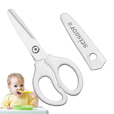 Ceramic Scissors, Rustproof Food Shears, Safe Healthy Food Scissors with  Protective Blade Cover, Portable Baby Feeding Tool Kitchen Supplies for Babies  Food Noodles Meat Chickens Veggies and Fruits - Yahoo Shopping