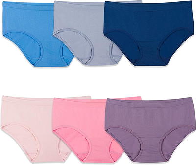 Hanes womens Ribbed Cotton Underwear 6-pack Hipster Panties, Assorted, 5 US  at  Women's Clothing store