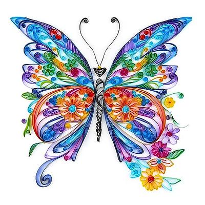 Uniquilling Quilling Kits Paper Quilling Kit for Adults Beginner, 16 * 20in  Butterfly with Paper Quilling Tools& Using Manual, DIY Kits for Adults  Paper Filigree Painting Kits Wall Art Decor - Yahoo Shopping