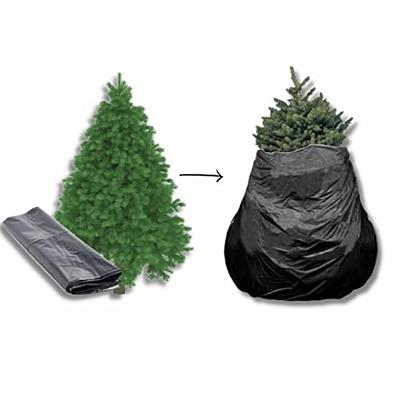 Pursell Manufacturing Christmas Tree Disposal and Storage Bag - Fits Trees  to 9-Feet 5-Inches (2 Pack)