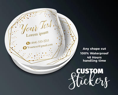 Custom Shape Stickers - Custom Stickers and Labels