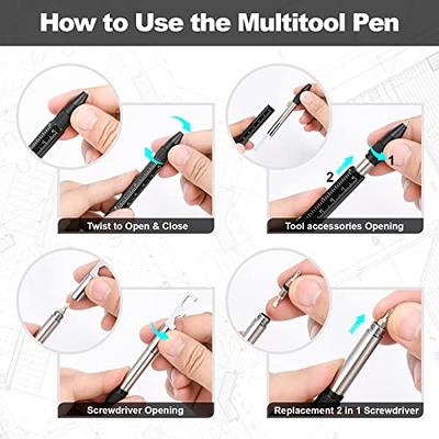 Gift for Men Tools for Men Pen Set,Multi-Function Tool Pen Very