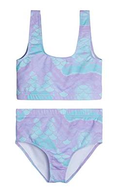 Real Essentials 3 Pack: Girls Two Piece Swimsuit Bathing Swim Suit