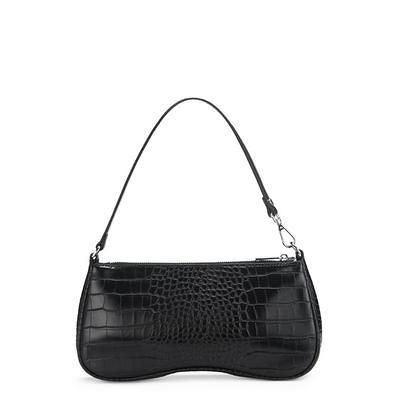 Topshop Tala Croc Embossed Faux Leather Tote Bag