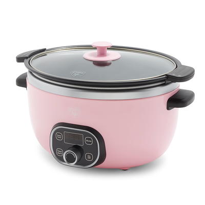 GreenLife 6 Qt. Pink Slow Cooker CC004800-001 - The Home Depot