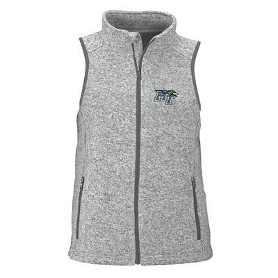 Las Vegas Raiders Cutter & Buck Mainsail Sweater-Knit Mens Big and Tall Full Zip Vest