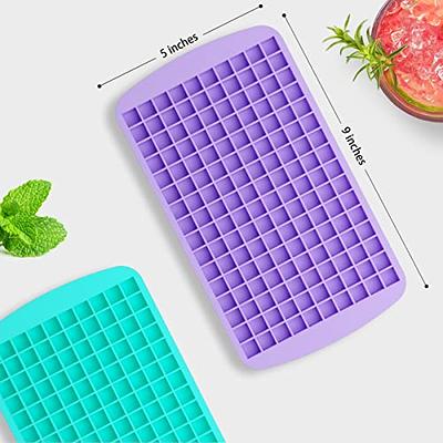 Upgrade Round Ice Cube Tray with Lid & Bin, TINANA Silicone Ice Ball Maker  for Freezer, Easy Release Circle with Container Make 74 Mini Ice Balls for