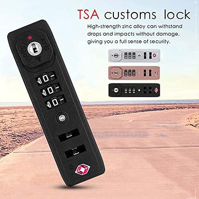 BESPORTBLE Cable Luggage Lock 2pcs TSA Approved Locks 3