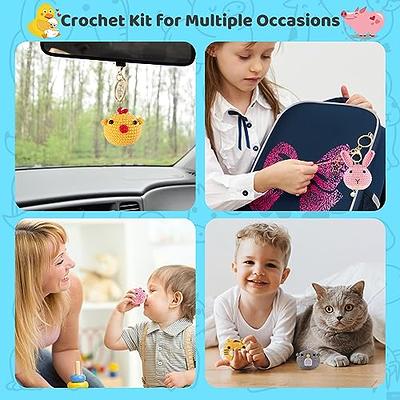 8Pcs Crochet Kit for Beginners Complete Crochet Knitting Kit