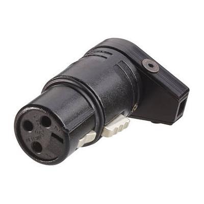 Low-Profile Right Angle XLR 3-pin Male, A-Shell