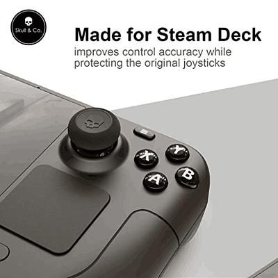 Skull & Co. Skin, CQC and FPS Thumb Grips Joystick Cap Analog Stick Cover  for Steam Deck/OLED and ROG Ally- Black, Set of 6 : Video Games 