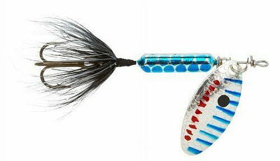 Yakima Bait Worden's Rooster Tail, Inline Spinnerbait Fishing Lure,  Metallic Silver & Blue Pirate, 1/8 oz - Yahoo Shopping