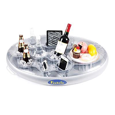 Floating Drink Holder For Pool, Hot Tub Accessories For Adults Party,floating  Pool Tray For Food And Drinks For Swimming Pool Party