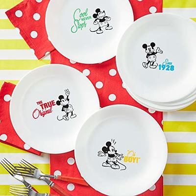 Disney Mickey Mouse Dinnerware 3pc Setting Dinner Plate, Bowl