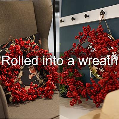 egghat 5.9 Ft Christmas Red Berry Garland Flexible Artificial Burgundy Berry  Garland Xmas Decoration for Christmas New Year Holiday Indoor Outdoor  Fireplace Decor (Red Berry) - Yahoo Shopping