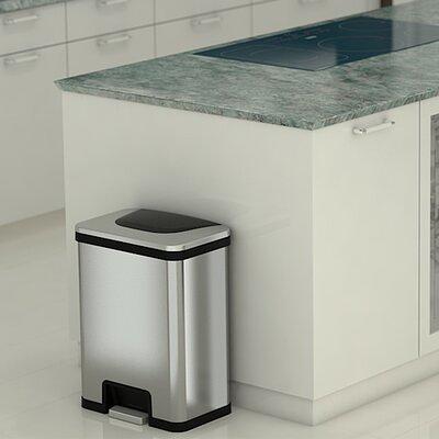 CozyBlock 13 Gallon Automatic Trash Can for Kitchen, Stainless