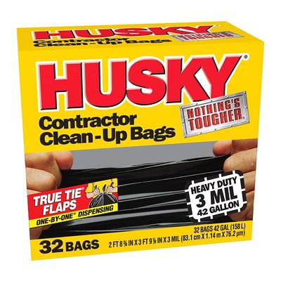 HDX 50 gal. Black Extra Large Trash Bags (100-Count)